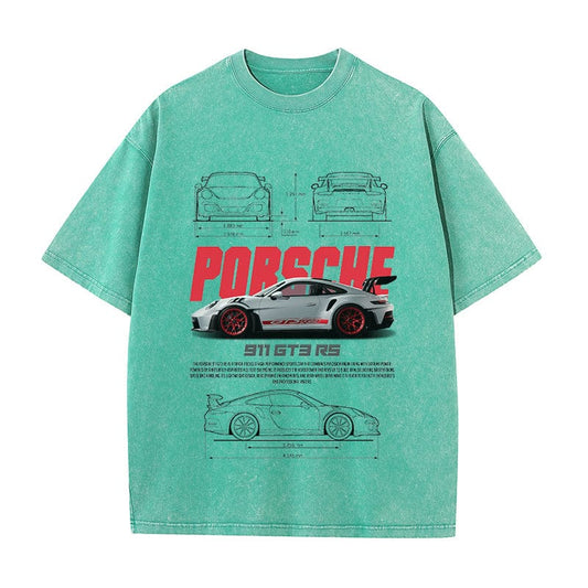 RDMCLOTHINGART tapestry hoodie 911 GT3 RS HEAVY COTTON TEES-9393