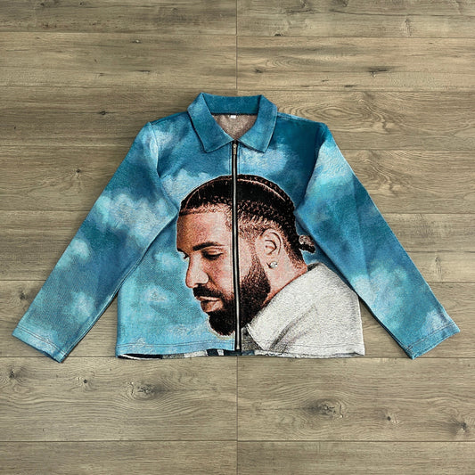 BLUE DRAKE TAPESTRY JACKET - RDMCLOTHINGART