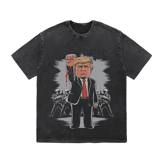 RDMCLOTHINGART tapestry hoodie DONALD HEAVY WEIGHT COTTON TEE-8739
