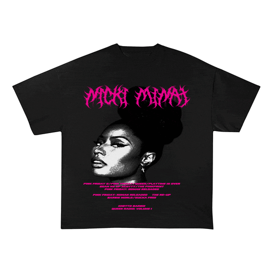 RDMCLOTHINGART tapestry hoodie NCKI MINAJ HEAVY WEIGHT COTTON TEE-8888