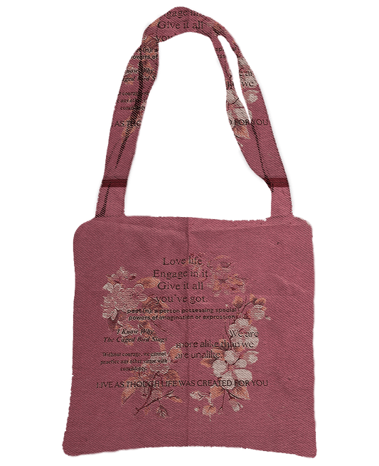 RDMCLOTHINGART tapestry hoodie PINK MAYA TAPESTRY BAG