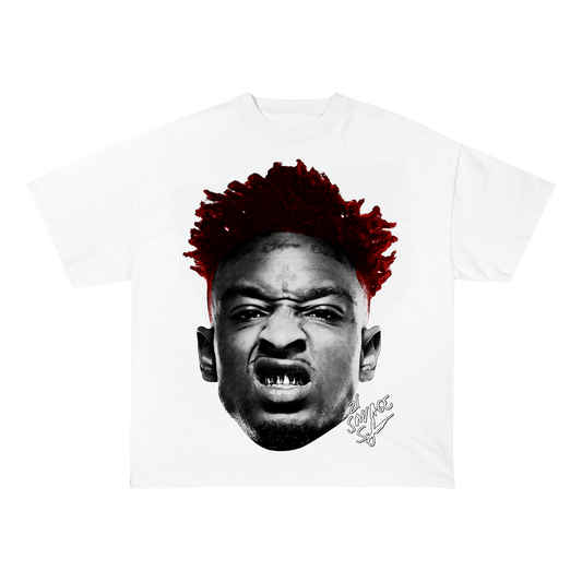 21SAVAGE HEAVY WEIGHT COTTON TEE-8022 - RDMCLOTHINGART