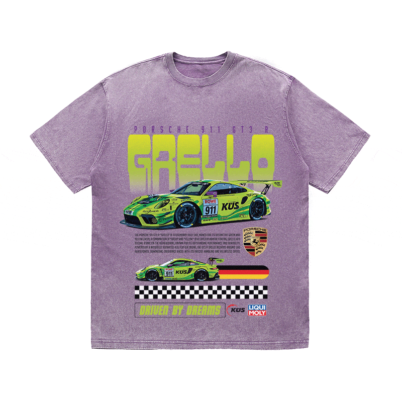 RDMCLOTHINGART tapestry hoodie 911 GRELLO HEAVY WEIGHT COTTON TEE-8837