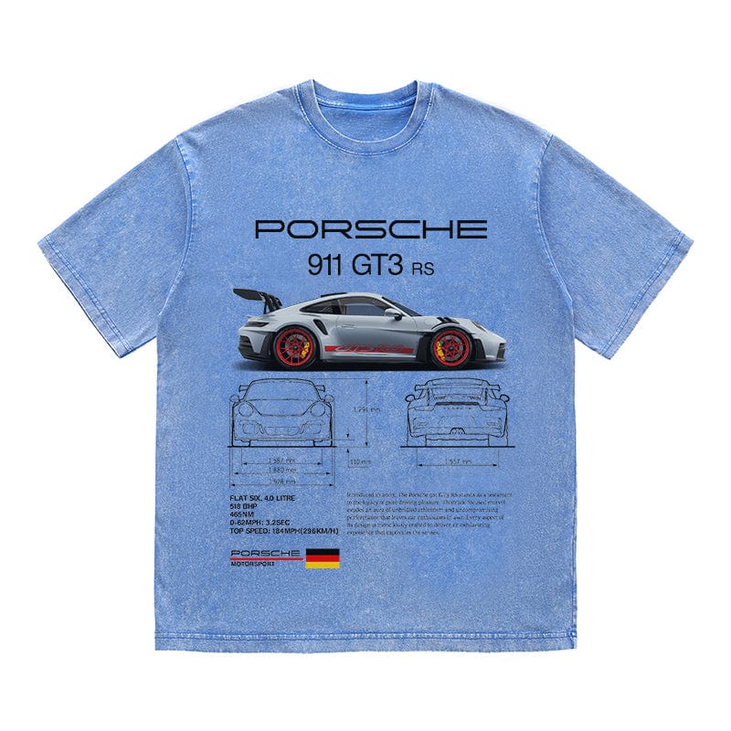 RDMCLOTHINGART tapestry hoodie 911 GT3 RS HEAVY COTTON TEES-9391