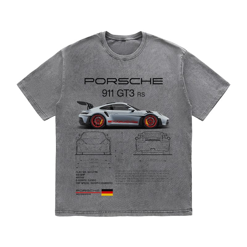 RDMCLOTHINGART tapestry hoodie 911 GT3 RS HEAVY COTTON TEES-9391