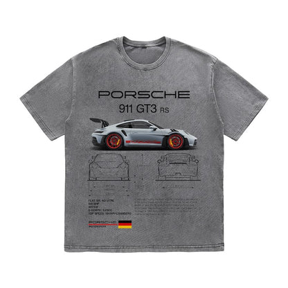 RDMCLOTHINGART tapestry hoodie 911 GT3 RS HEAVY COTTON TEES-9391