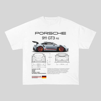 RDMCLOTHINGART tapestry hoodie 911 GT3 RS HEAVY COTTON TEES-9391