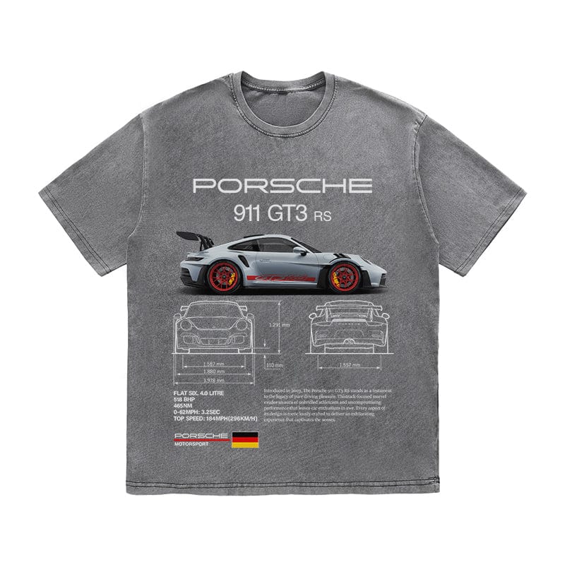 RDMCLOTHINGART tapestry hoodie 911 GT3 RS HEAVY COTTON TEES-9392