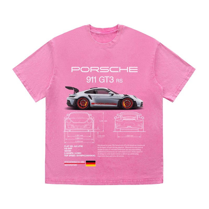 RDMCLOTHINGART tapestry hoodie 911 GT3 RS HEAVY COTTON TEES-9392