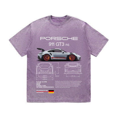RDMCLOTHINGART tapestry hoodie 911 GT3 RS HEAVY COTTON TEES-9392