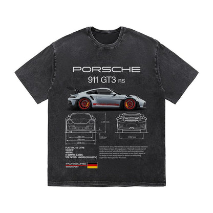RDMCLOTHINGART tapestry hoodie 911 GT3 RS HEAVY COTTON TEES-9392