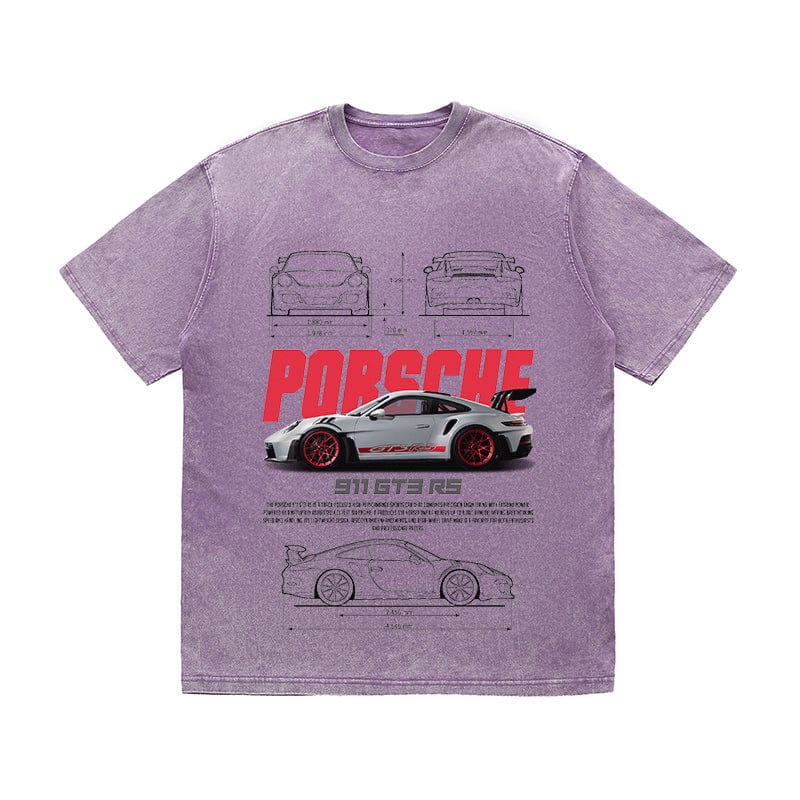 RDMCLOTHINGART tapestry hoodie 911 GT3 RS HEAVY COTTON TEES-9393