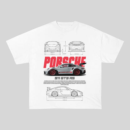 RDMCLOTHINGART tapestry hoodie 911 GT3 RS HEAVY COTTON TEES-9393