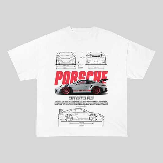 RDMCLOTHINGART tapestry hoodie 911 GT3 RS HEAVY COTTON TEES-9393