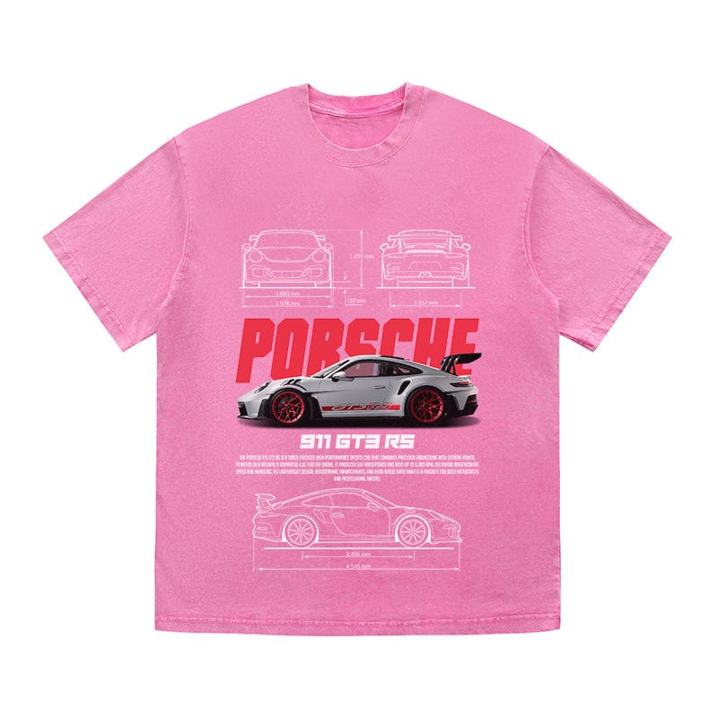 RDMCLOTHINGART tapestry hoodie 911 GT3 RS HEAVY COTTON TEES-9394