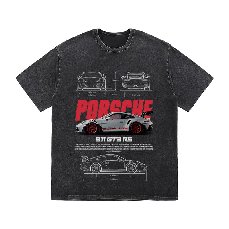 RDMCLOTHINGART tapestry hoodie 911 GT3 RS HEAVY COTTON TEES-9394