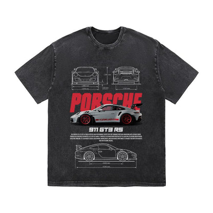 RDMCLOTHINGART tapestry hoodie 911 GT3 RS HEAVY COTTON TEES-9394