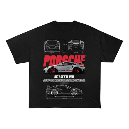 RDMCLOTHINGART tapestry hoodie 911 GT3 RS HEAVY COTTON TEES-9394