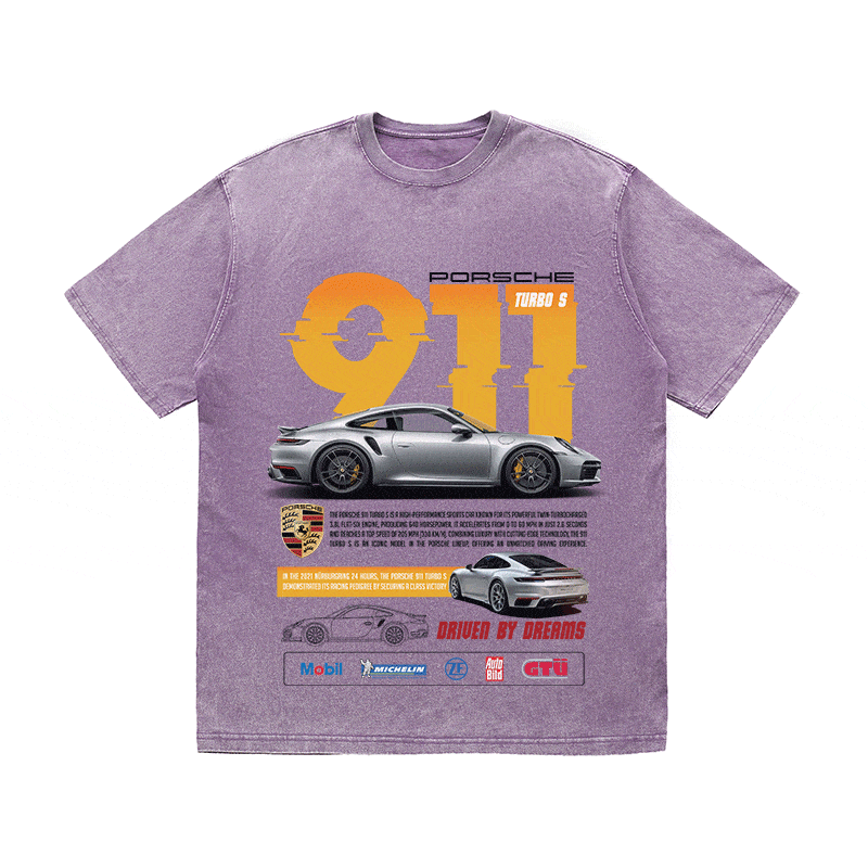 RDMCLOTHINGART tapestry hoodie 911 HEAVY WEIGHT COTTON TEE-8842