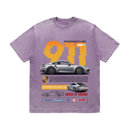 RDMCLOTHINGART tapestry hoodie 911 HEAVY WEIGHT COTTON TEE-8842