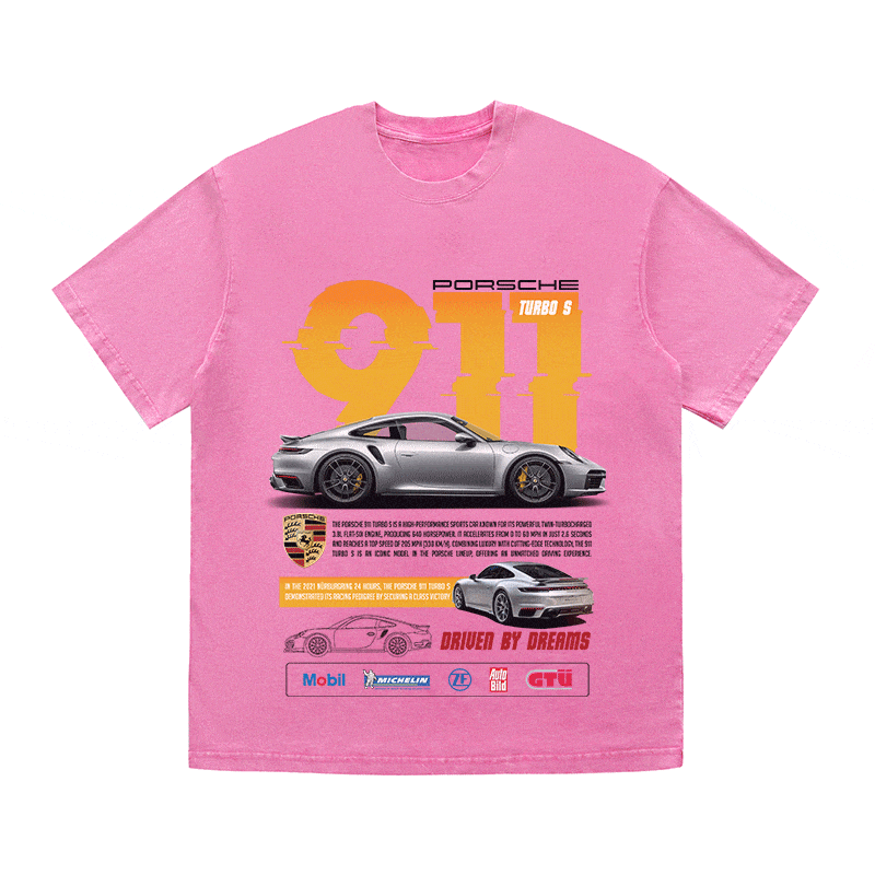 RDMCLOTHINGART tapestry hoodie 911 HEAVY WEIGHT COTTON TEE-8842