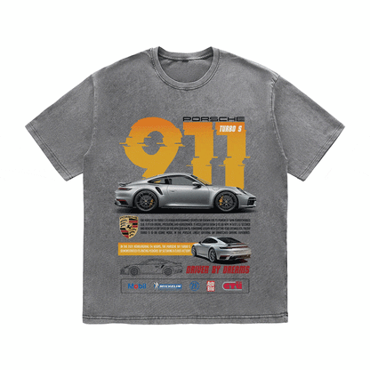 RDMCLOTHINGART tapestry hoodie 911 HEAVY WEIGHT COTTON TEE-8842