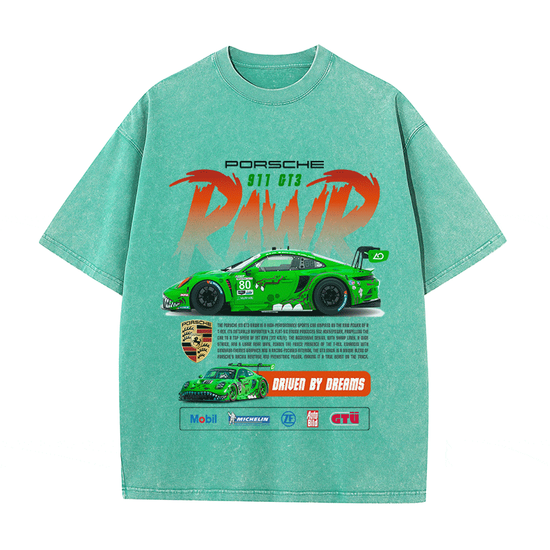 RDMCLOTHINGART tapestry hoodie 911 RAWR 2 HEAVY WEIGHT COTTON TEE-8839