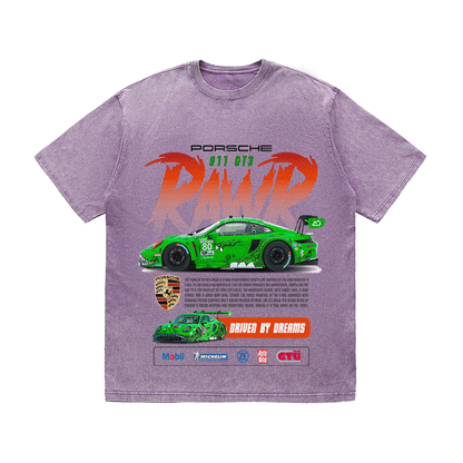 RDMCLOTHINGART tapestry hoodie 911 RAWR 2 HEAVY WEIGHT COTTON TEE-8839