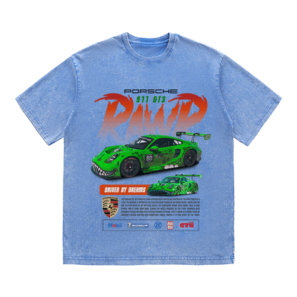 RDMCLOTHINGART tapestry hoodie 911 RAWR 3 HEAVY WEIGHT COTTON TEE-8840