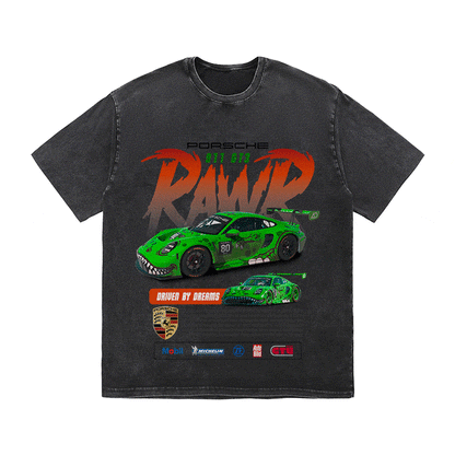 RDMCLOTHINGART tapestry hoodie 911 RAWR 3 HEAVY WEIGHT COTTON TEE-8840