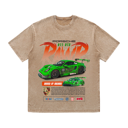 RDMCLOTHINGART tapestry hoodie 911 RAWR 3 HEAVY WEIGHT COTTON TEE-8840