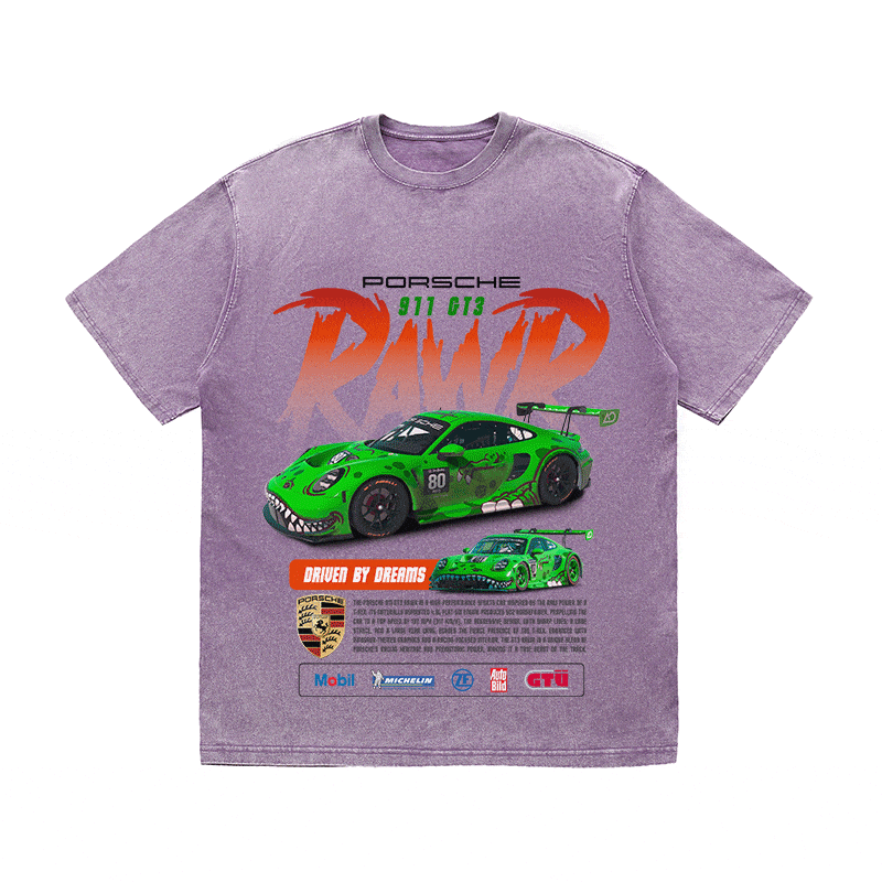 RDMCLOTHINGART tapestry hoodie 911 RAWR 3 HEAVY WEIGHT COTTON TEE-8840