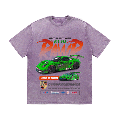 RDMCLOTHINGART tapestry hoodie 911 RAWR 3 HEAVY WEIGHT COTTON TEE-8840