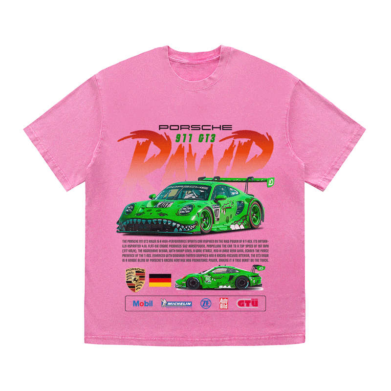 RDMCLOTHINGART tapestry hoodie 911 RAWR HEAVY WEIGHT COTTON TEE-8841