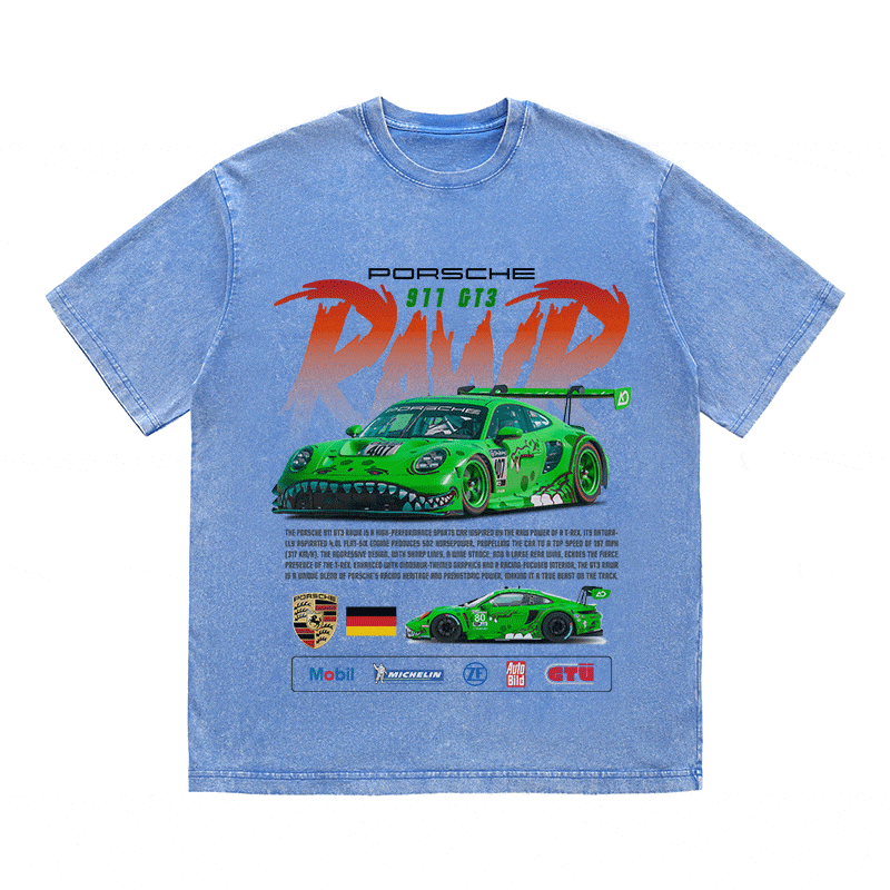 RDMCLOTHINGART tapestry hoodie 911 RAWR HEAVY WEIGHT COTTON TEE-8841