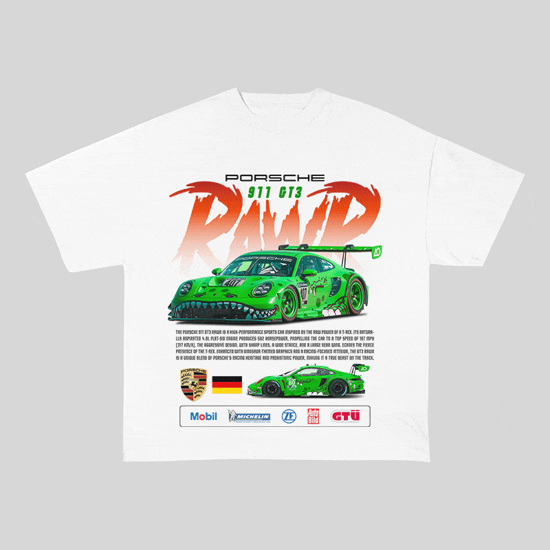 RDMCLOTHINGART tapestry hoodie 911 RAWR HEAVY WEIGHT COTTON TEE-8841