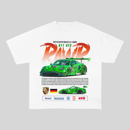 RDMCLOTHINGART tapestry hoodie 911 RAWR HEAVY WEIGHT COTTON TEE-8841