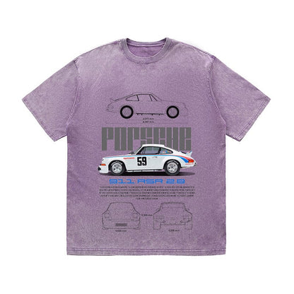 RDMCLOTHINGART tapestry hoodie 911 RSR 2.8 HEAVY COTTON TEES-9395