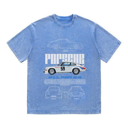 RDMCLOTHINGART tapestry hoodie 911 RSR 2.8 HEAVY COTTON TEES-9396