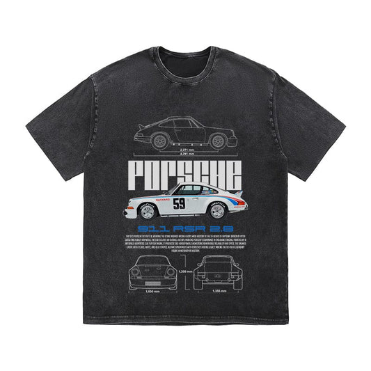 RDMCLOTHINGART tapestry hoodie 911 RSR 2.8 HEAVY COTTON TEES-9396