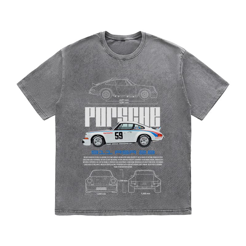 RDMCLOTHINGART tapestry hoodie 911 RSR 2.8 HEAVY COTTON TEES-9396