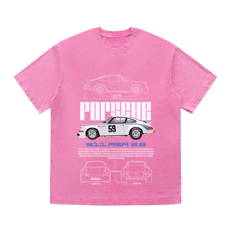 RDMCLOTHINGART tapestry hoodie 911 RSR 2.8 HEAVY COTTON TEES-9396