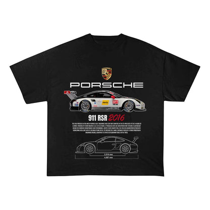 RDMCLOTHINGART tapestry hoodie 911 RSR 2016 HEAVY COTTON TEES-9398