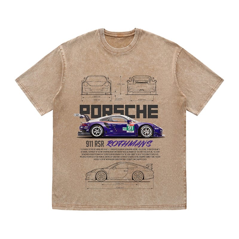 RDMCLOTHINGART tapestry hoodie 911 RSR ROTHMANS HEAVY COTTON TEES-9401