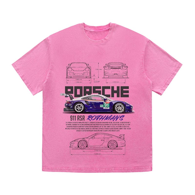 RDMCLOTHINGART tapestry hoodie 911 RSR ROTHMANS HEAVY COTTON TEES-9401