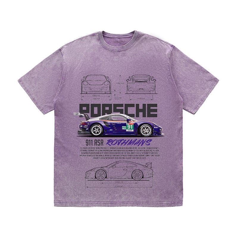 RDMCLOTHINGART tapestry hoodie 911 RSR ROTHMANS HEAVY COTTON TEES-9401