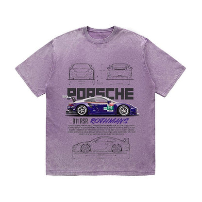 RDMCLOTHINGART tapestry hoodie 911 RSR ROTHMANS HEAVY COTTON TEES-9401