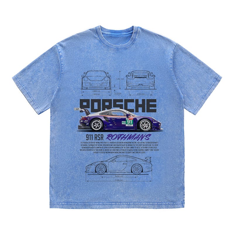 RDMCLOTHINGART tapestry hoodie 911 RSR ROTHMANS HEAVY COTTON TEES-9401