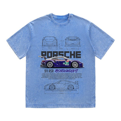 RDMCLOTHINGART tapestry hoodie 911 RSR ROTHMANS HEAVY COTTON TEES-9401