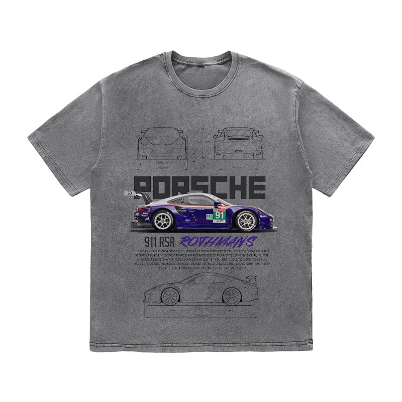 RDMCLOTHINGART tapestry hoodie 911 RSR ROTHMANS HEAVY COTTON TEES-9401